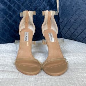 Steve Madden Feelya Nude Strappy Heel Sandals